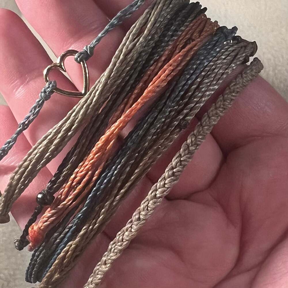 Pura Vida Multi-Color Wax Cord Bracelet Bundle Set